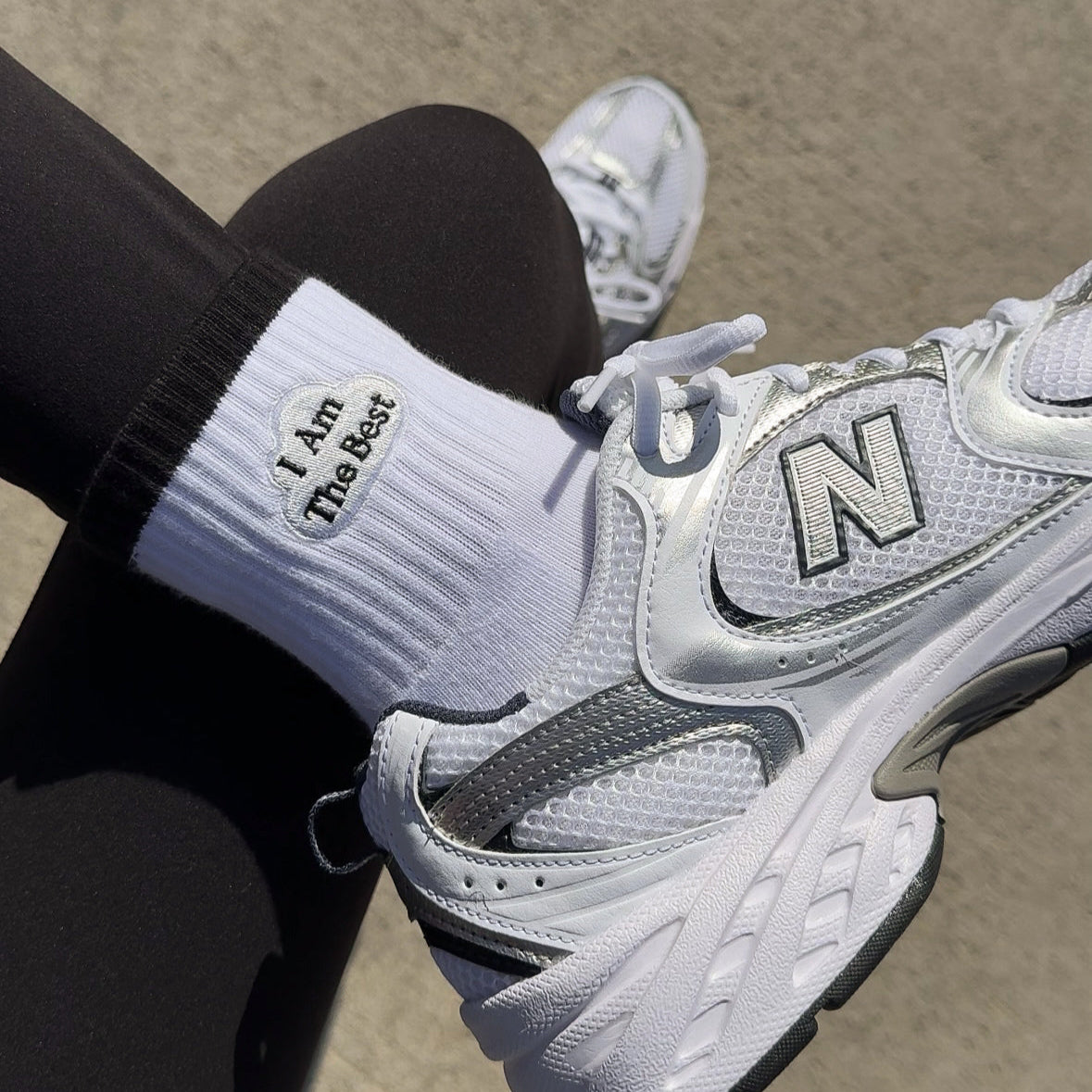 I Am The Best Non-slip Grip Socks for Pilates, yoga, barre, and daily wearing