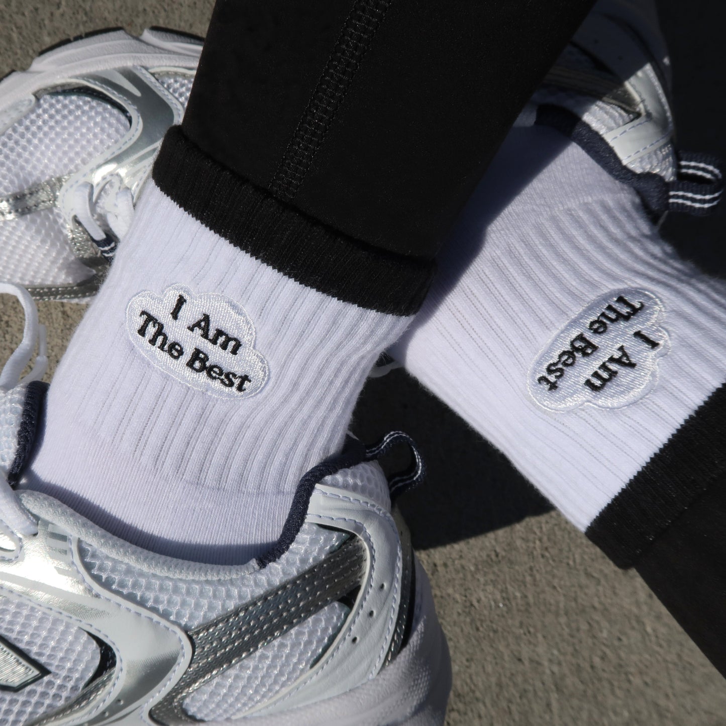 I Am The Best Non-slip Grip Socks for Pilates, yoga, barre, and daily wearing