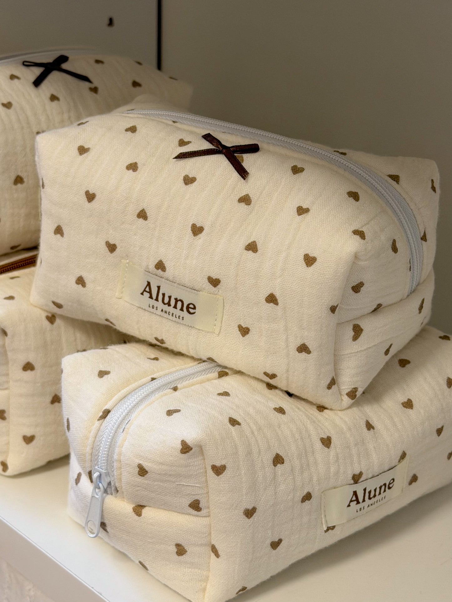 Almond Kiss Makeup Bag