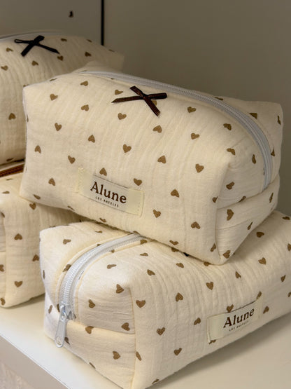 Almond Kiss Makeup Bag