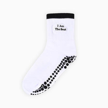 I Am The Best Grip Socks