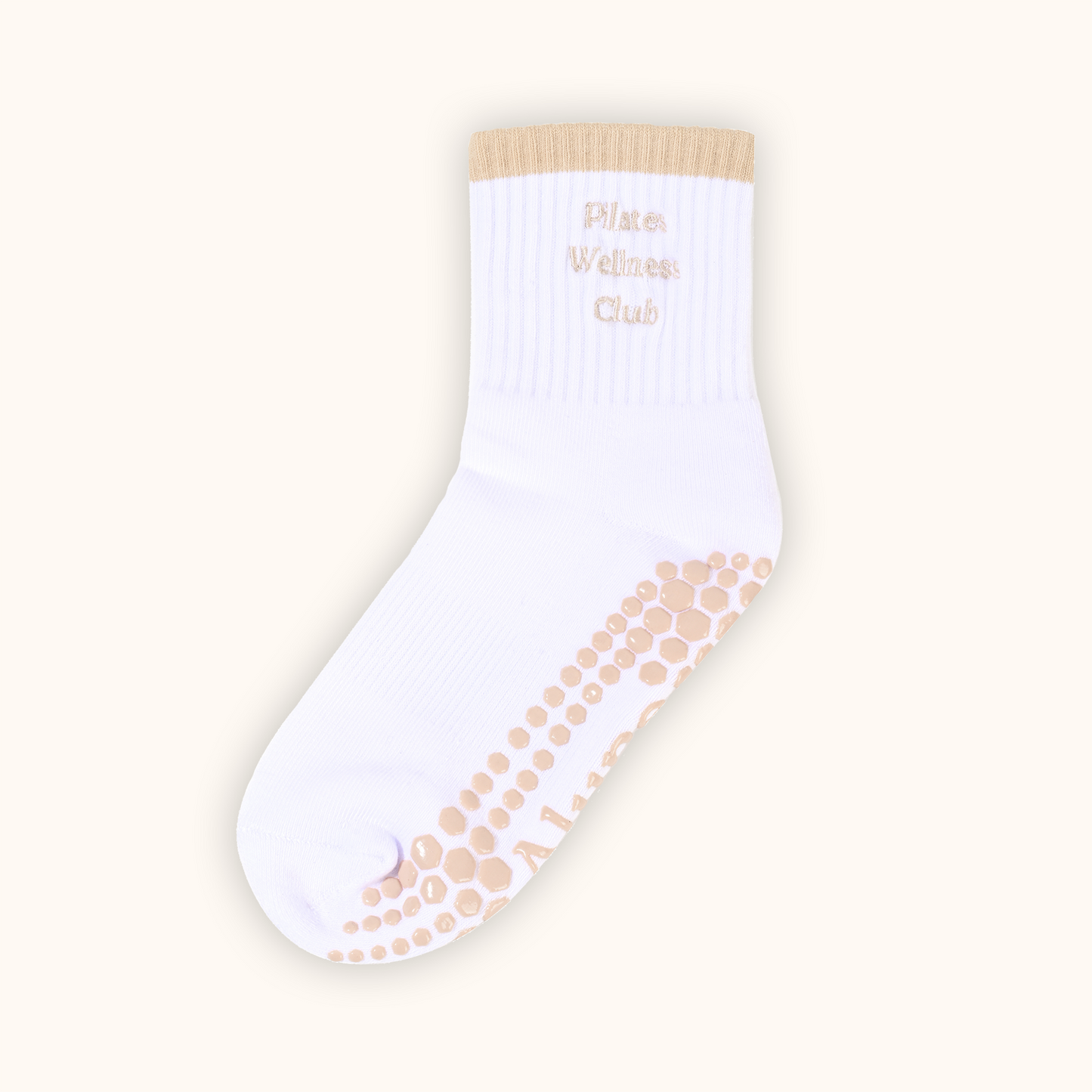 Pilates Wellness Club Non-slip Grip Socks for Pilates, yoga, barre, and daily wearing